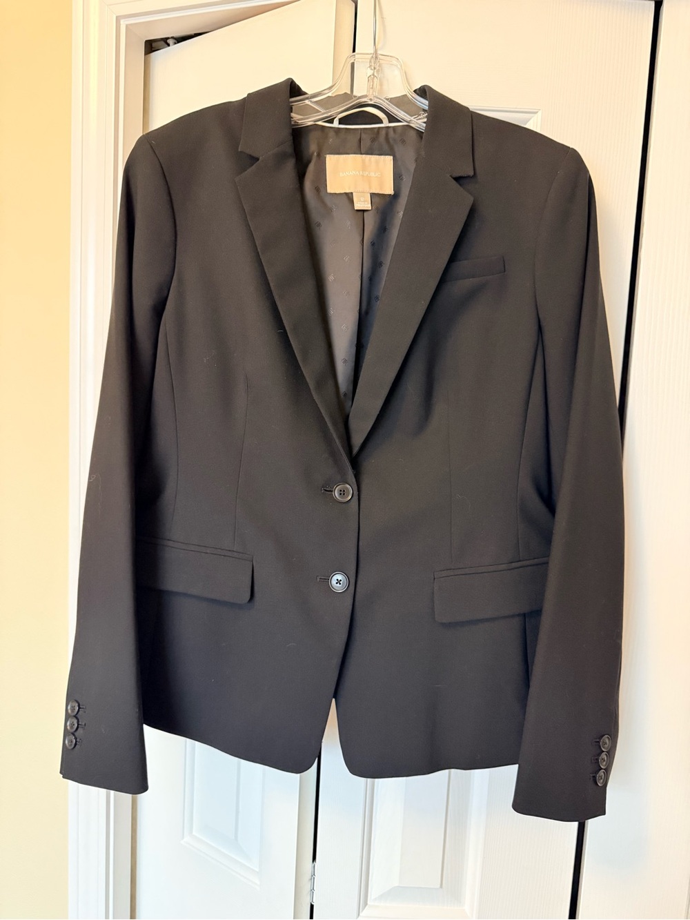 Banana Republic Black Women's Two-Button Blazer